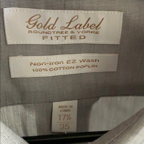 3 for 15 round tree&yorke button up dress shirt - Picture 2 of 2